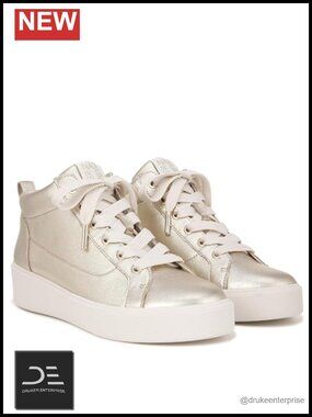 Naturalizer Morrison High Top Fashion Sneakers Women's Platform Lace-Up Casual